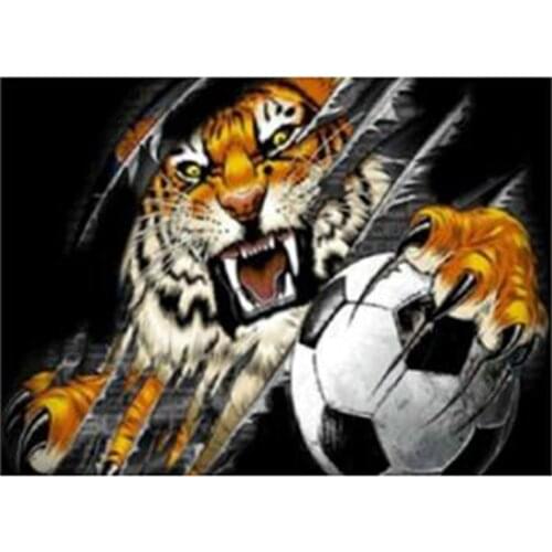 5D DIY Full Round/Square Diamond Painting Animal Tiger 3D Embroidery Cross Stitch Rhinestone Mosaic Home Decor Gift Y1283