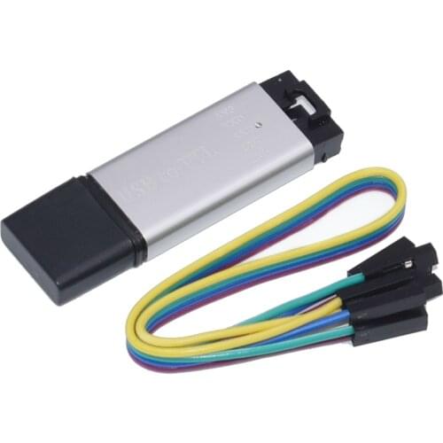 Aluminum shell CP2102 USB 2.0 to TTL UART Module 6Pin Serial Converter STC Replace FT232 Module support 5v/3.3v for arduino