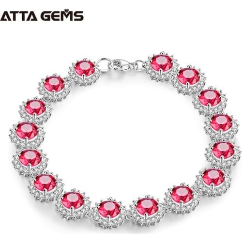 Браслеты с бриллиантами ATTAGEMS China At AliExpress