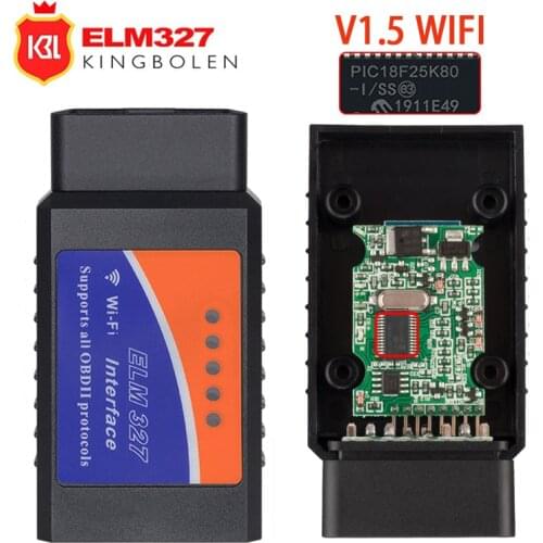 ELM327 V1.5 Wifi OBD II Auto scanner elm 327 WIFI v1.5 OBDII OBD2 Code Reader For Android PC iPhone iPad Car Diagnostic Tool