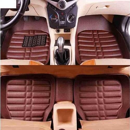 Auto car carpet foot floor mats For ssangyong kyron actyon korando rexton tivoli car mats accessories