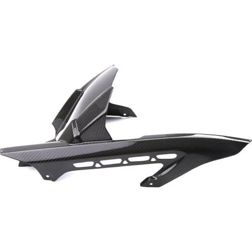 For Kawasaki Z900 2017 2018 2019 Motorcycle Modification Carbon Fiber Shell Motorbike Splash Anti Mud&Dust Rear Fender Mudguard