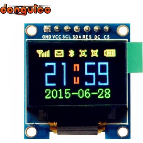 Dongutec 0.95 Inch SPI Full Color OLED Display DIY Module 96x64 LCD For Arduino SSD1351 Driver IC