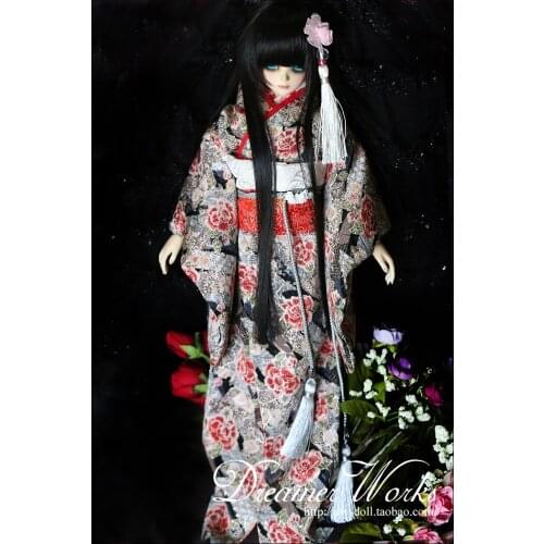 1/4 1/3 scale BJD Japanese Yukata Kimono suit for SD clothing BJD doll accessories,Not included doll,shoes,wig and other 18D1293