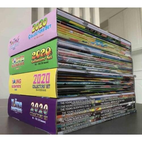 2020 Collectors Set The Young Scientists Level 1-4 SAP Singapore Science Journal Comics English Picture Book Children Gift