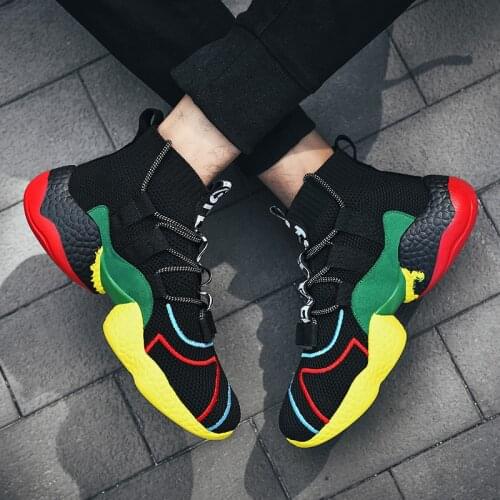 Moipheng Sneakers Women 2021 High Heel Casual Flats Men Running Vulcanized Shoes Fashion Black Spring Sneakers Zapatos Mujer