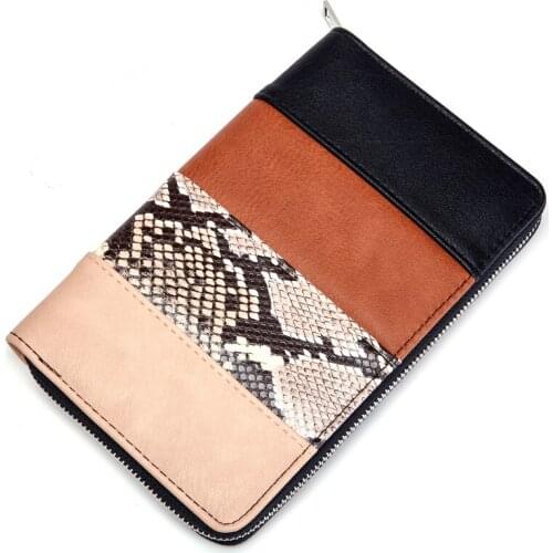 Passport Cover Patchwork Women Purse Pu Leather Multi-function Certificate Bag Travel Wallet Unisex Cards Purse Ticket Holder