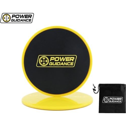 Set of 2 Core Sliders - Dual Sided Gliding Discs - Use on Carpet or Hardwood Floors - Great for Core Training & Home Workouts
