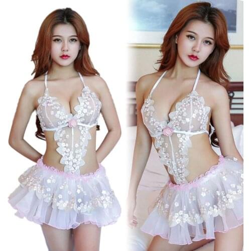 Sexy costumes NEW classical Lace sexy underwear Sexy lingerie lolita Tutu skirt Women Exotic Apparel Mini dress