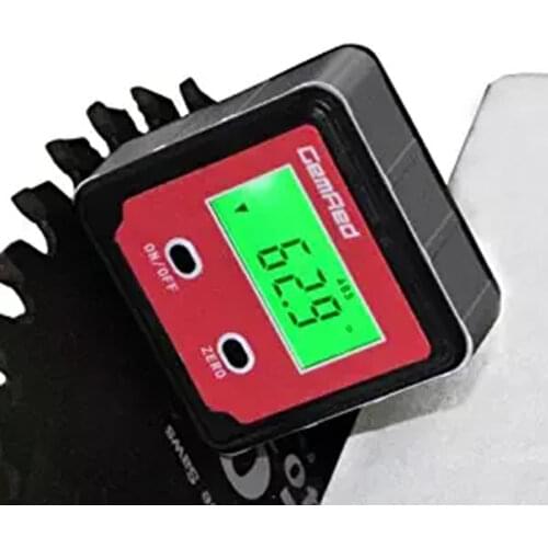 360 Degree Red Precision Digital Protractor Inclinometer Level Box Digital Angle Finder Bevel Box With Magnet Base