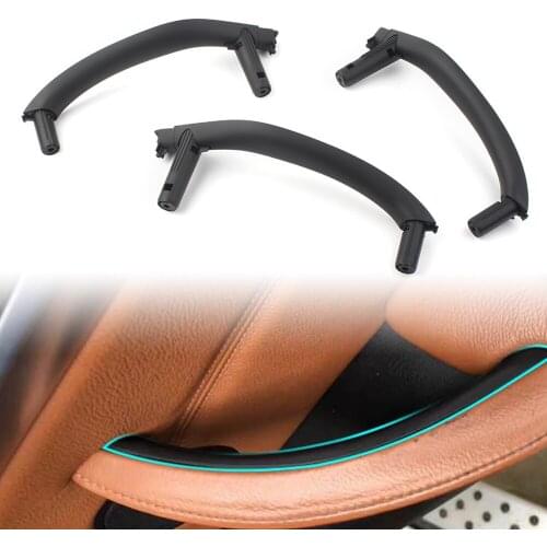 3PCS/set Inner Interior Door Pull Handle Trim Cover For BMW X5 X6 F15 F16 2014 2015 2016 2017 2018 RHD ONLY Car Accessories