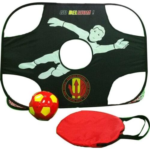 2 Sides Use Folding Children Football Goal Door Set Humanoid printing Football Gate Outdoor Sports Toys Kids Soccer Door Set