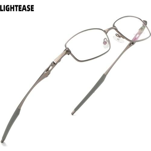 2021 Men Alloy Glasses Frame Fashion Male Business Style Ultralight Myopia Prescription Eyeglasses Men Eyewear