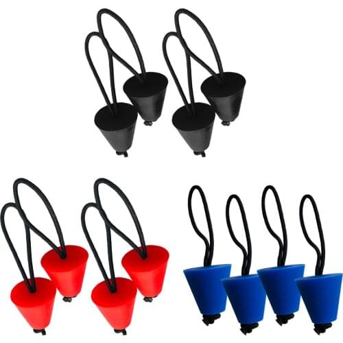 4 Pieces Universal Kayak Scupper Plug Kit Canoe Drain Holes Stopper Kayak Stopper Dinghy Yacht Accessories