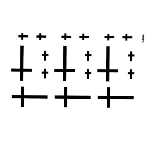 50pcs Cross wateproof temporary tattoo sticker maquiagem harajuku tatoo fake tattoo sleeves flash tattoo body art tatuagem henna
