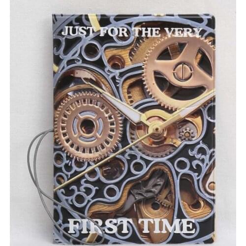 60PCS / LOT Mechanical Gear Watch Passport Pack Individual Passport Covers Passport Holder Document Protecting Clamp