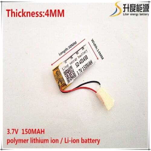 Tablet battery 3.7V 150mAh 401430 Universal Li-ion for tablet pc 7 inch 8 9 Mp3 MP4 GPS mobile bluetooth
