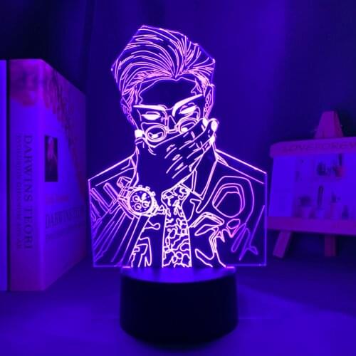 Anime Lamp Kento Nanami Light Jujutsu Kaisen Led Night Light for Birthday Gift Jujutsu Kaisen Nightlight Kento Nanami Lamp