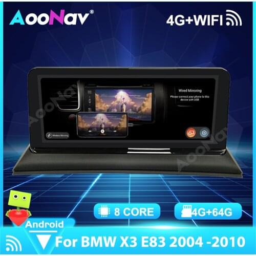 2din Android 11.0 Car Radio For BMW X3 E83 2004 2005 2006 2007 2008 2009 2010 GPS Navigation 4G WIFI Wireless Carplay