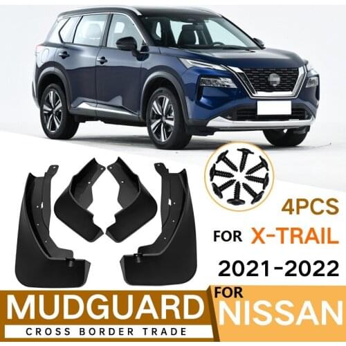 4 PCS Mudflap For NISSAN X-Trail 2021- Front Rear Car Fender Mud Flaps Guard Splash Flap Mudguards Accessories