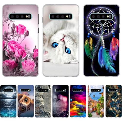 For Samsung Galaxy S10 Case S10 Plus G975F S 10 SM-G973F Soft Silicone Fashion Case For Samsung Galaxy S10e Cases Soft TPU Cover