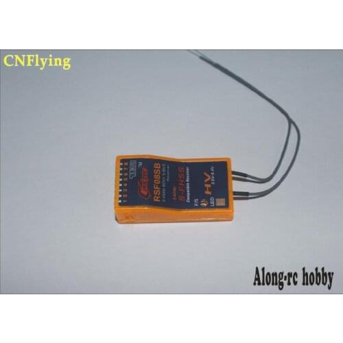 Cooltech RSF08SB receiver 8ch S-FHSS SBUS compatible Futaba 16SZ 18MZWC 18SZ, 10J, 8J, 6K, 6J, 14SG FrSky delta 8 R6SF R4SF