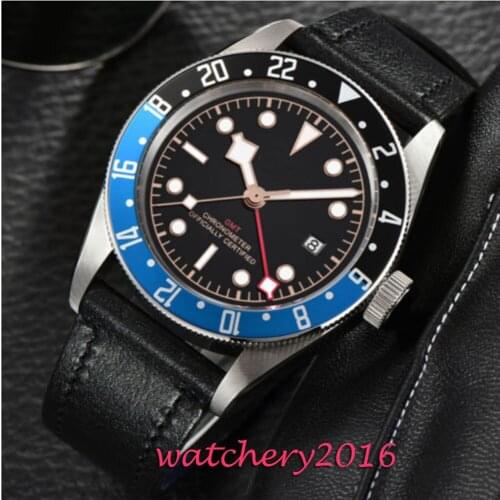 Corgeut Mens Stainless Steel Watch