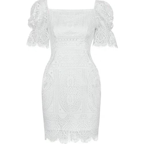 Dance&Gratify White Summer Dresses