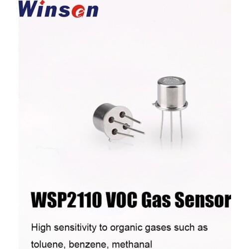 10Pcs Winsen WSP2110 VOC Gas Sensor Quick Response Low Power Consumption Simple Detection Circuit Good Stability and Long Life