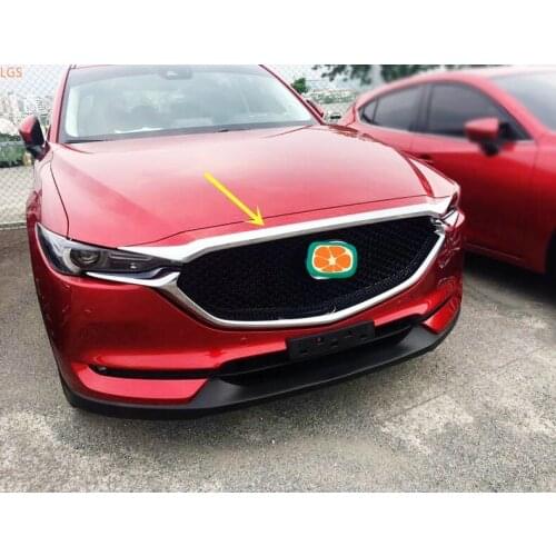 For Mazda CX-5 2013-2019 High-quality ABS Chrome hood trim tailgate decoration strip anti-scratch protection car accessories
