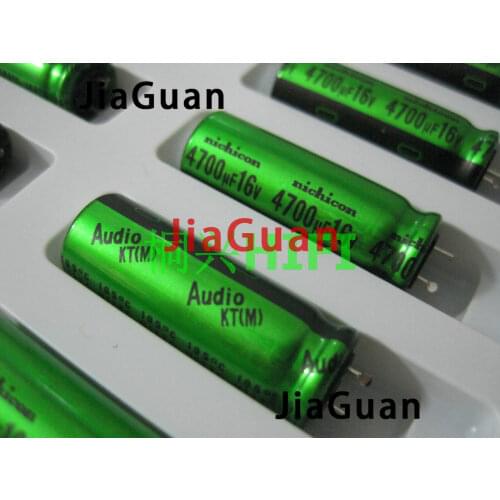 10pcs Japan Genuine NICHICON KT 16V4700UF 12.5X35MM audio Electrolytic capacitor KT Audio 4700uF/16v hot sale 4700UF 16V