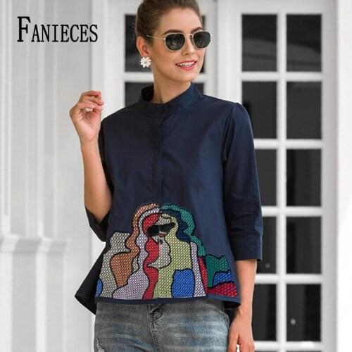 Женские хлопковые рубашки FANIECES/梵易斯 China At AliExpress