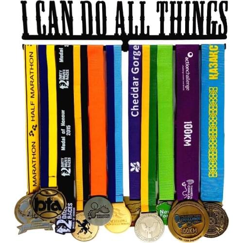 Classic Bible Scripture I CAN DO ALL THINGS Sport Medal Hanger