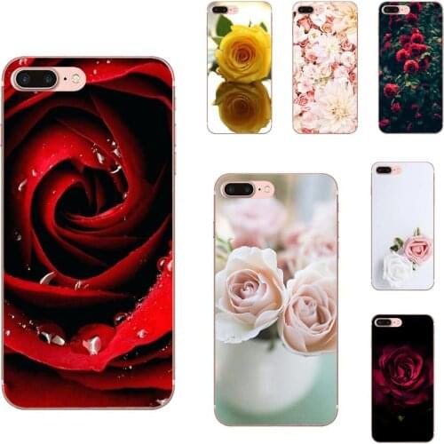 Soft TPU Phone Cases Covers For Huawei Honor 10 10i 20 20i 8S lite Y9 Prime Y7 2019 Y5 2018 p40 lite pro Beautiful Rose Flower