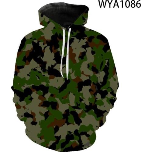2020 New Men Women Children 3D Hoodies Military Camouflage Print Sweatshirt Casual Boy Girl Kids Cool Streetwear Hooded Pullover