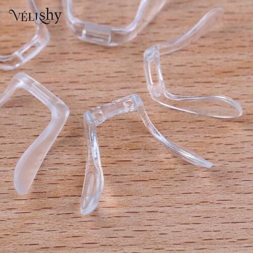 2 Pcs U Shape Nose Pad Glasses Accessories PVC Non-slip Sunglasses Pads Support Reading Glasses Eyewear Anti-skid Comfortable