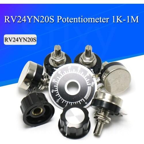 Speed control switch RV24YN20S Potentiometer 101 102 B103 104 105 201 202 203 204 5K 10K 100K 500K 200K 100ohm Knob switch