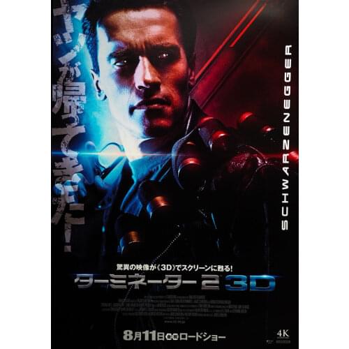 TERMINATOR 2: 3D Japanese Movie Art Silk Poster Print 24x36inch