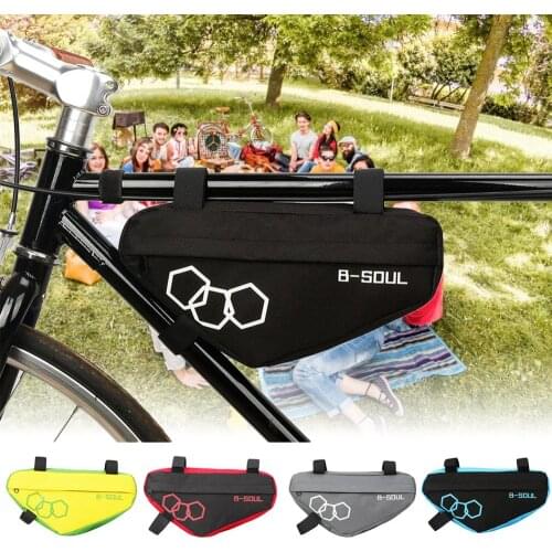 Triangle Bicycle MTB Road Bike Bag Cycling Front Tube Frame Pouch Waterproof