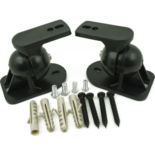 2PCS/Lot Universal Adjustable Surround Sound Wall Speaker Mount Bracket