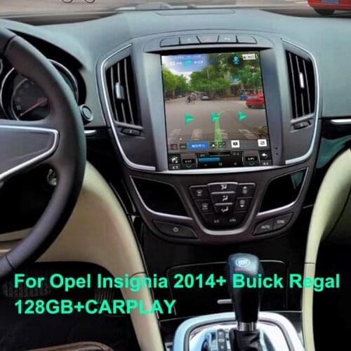 128GB ROM For Opel Insignia 2015 Radio Video Player Android 10 For Buick Regal Stereo Multimedia Carplay GPS Tesla Head Unit