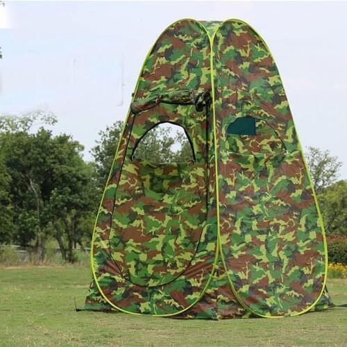 3Windows Portable Privacy Shower Toilet Camping Pop Up Tent Camouflage/UV function outdoor dressing tent/photography tent