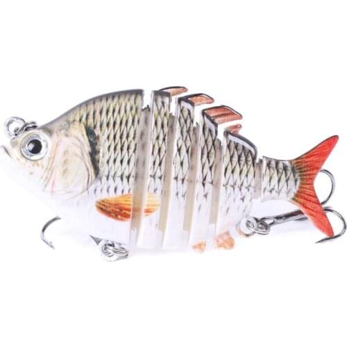9.3g Fishing Lure Mini Multi Jointed Swimbait Fake Fishing Lure 6 Segments Flexible Fish Bait Swimbait Bionic Crankbait Tackle