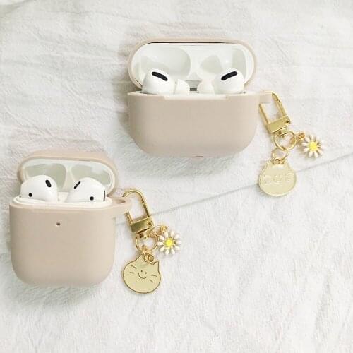 For Apple AirPods 2 Cases Cute Korea Case AirPods PRO cover Luxury cartoon Key Chain Earphone Cover for AirPods 1 2 3
