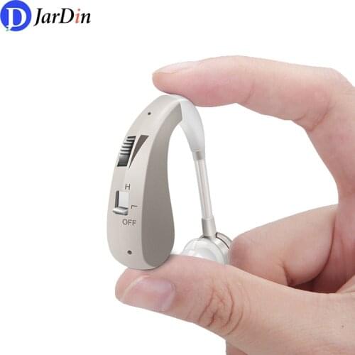 Mini Rechargeable Hearing Aid Digital BTE Hearing Aids Adjustable Tone Sound Amplifier Portable Deaf Elderly digital Hearing Aid