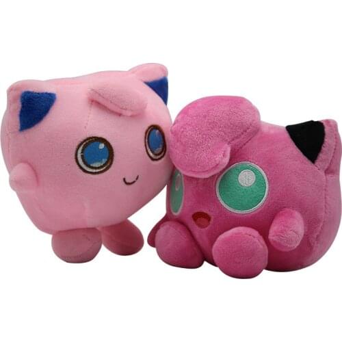 Pokemon 12-14cm Jigglypuff Wigglytuff Plush Toy Q Version Jigglypuff Wigglytuff Soft Stuffed Doll for Kids