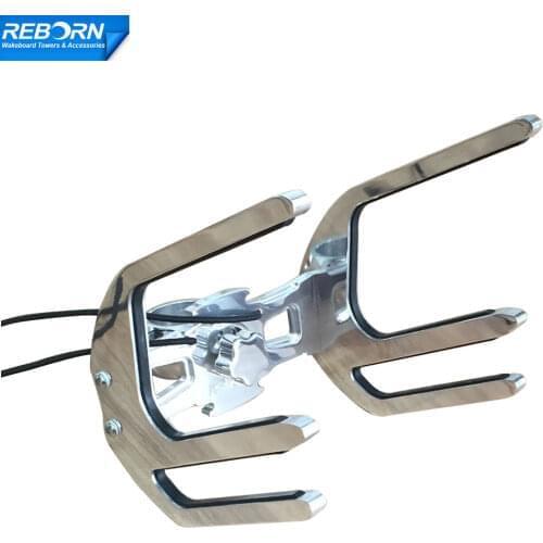 Reborn Pro2 Quick Release Kneeboard Wakeboard Combo Rack Boat Tower Rack Polished