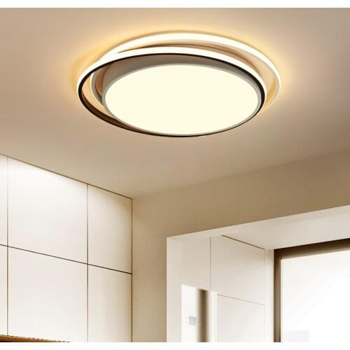 Modern LED Round Ceiling Lights For Living Room Bedroom Dining Room Acrylic Indoor Home Lighting Fixture Plafonnier Ceiling Lamp