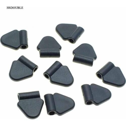 1000pcs/pack 1/8"(3mm) Hole Plastic Bell Stopper Cord Ends Rope Slider For Apparel Backpack Garment Accessories
