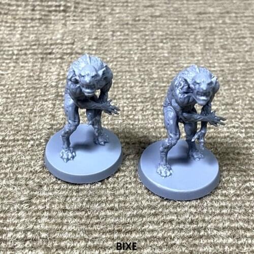 2PCS/Set Ghoul Monster Miniatures Cthulhu Death May Die Cthulhu Mythos Model Board Game Figures Role Playing TRPG Toy